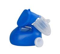 BAMFY Orinal Adulto, 2000ml Uso Nocturno A Prueba De Derrames Botella De Orina, Unisexo Portátil Urinario Portatil Hombre Tubo Largo con Tapa Micción Dispositivo (Color : Azul)