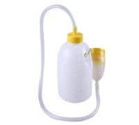 BAMFY Orinal Adulto Noche A Prueba De Derrames, Tubo Largo con Tapa Portátil Urinario Portatil Hombre Botella De Orina, Envase for Anciano, Incontinencia, Hospital (Color : Blanco, Size : Pipe lengt