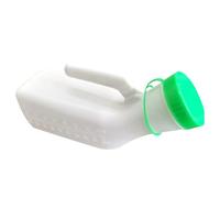 BAMFY Portátil Orinal Adulto Brillan En La Oscuridad con Tapa, Urinario Portatil Hombre con Prueba De Derrames, Botella De Orina Contenedor De Orina (Color : Verde)