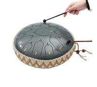 BAMFY Tambor De Lengua De Acero 13 Pulgadas 15 Notas Profesional Handpan Para Principiante Adulto Niños Con Libro De Música, Mazos De Tambor Y Bolsa De Transporte(B)