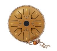 BAMFY Tambor De Lengua De Acero Instrumento De Percusión 6 Pulgadas 8 Nota Tongue Drum Handpan Para Meditación, Cámping, Entretenimiento, Educación Musical, Yoga, Zen Regalos(B)