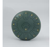 BAMFY Tambor De Lengua De Acero Para Adultos Niños Tongue Drum Educación Musical Handpan Instrumento De Percusión Para Entretenimiento, Meditación, Sanación Con Sonido(Dark green,13 tone-A)