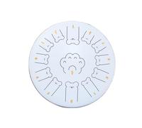 BAMFY Tambor De Lengua De Acero Para Adultos Niños Tongue Drum Educación Musical Handpan Instrumento De Percusión Para Entretenimiento, Meditación, Sanación Con Sonido(Blanco,13 tone-A)