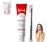 Bamideo Probiotics Bright White Toothpaste | Sp-6 Ultra Whitening | Super Probiotic 6 Toothpaste | Deep Cleaning Care Toothpaste | Deep Cleaning Care (one size, 1pcs)