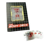 Bamideo The Body Deck, Divertidas Cartas Transparentes de anatomía Humana, Cartas de Juego de Esqueleto de maniquí, Barajas de Cartas translúcidas, Imagen 3D del Cuerpo Humano