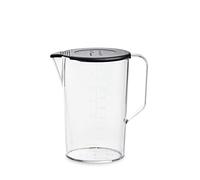bamix Accesorio jarra, vaso dosificador 1l, resistente al calor, plástico, sin BPA, tapa incluida, asa, medidor, transparente, apto para lavavajillas