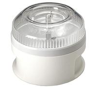 bamix Accesorio procesador para todas las batidoras de mano bamix, Accesorio para moler, triturar y trocear, Alimentos húmedos y secos, Blanco