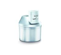 bamix Accesorio SliceSy para todas las batidoras de mano bamix desde 180 vatios, Incluye 5 discos, Robot de cocina multifunción para cortar, moler y picar, Blanco