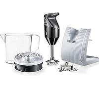 Bamix SwissLine batidora de varilla de acero inoxidable 12 x 6 x 35 cm. negro