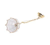 Bamjour :12 Lámpara de Techo para Casa de Muñecas Modelo Metal Blanco Lámpara de Techo LED en Miniatura Accesorio de Decoración para Casa de Muñecas