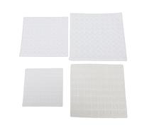 Bamjour 364 Pegatinas Braille, Puntos Táctiles Elevados para Ayuda de Baja Visión con Discapacidad Visual, con Marcadores Adhesivos de Silicona para Dispositivos de Teclado (WHITE)