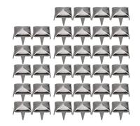 Bamjour 400 Piezas de Remachador Cuadrado, 400 Juegos 4 Mm-7 Mm de Bricolaje de Cuero de Cuero Remaches Espeluznantes de Bricolaje de de Araña de Espiga Cuadradas Bolsos de Espiga Zapatos (GRAY #21)