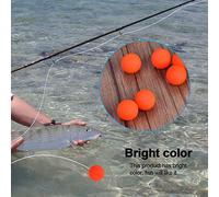 Bamjour Bolas Flotantes para Señuelos de Pesca, 100 Uds., Bola de Flotabilidad de Espuma, Bobbers de Pesca de Espuma Pequeños, Flotador de, Indicador de Huelga, Accesorio para Aparejos (4#)