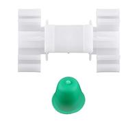 Bamjour Clips de Ajuste, 50 Pcs de Plástico Blanco Moldura de la Puerta de Molduras de Recortes Retenedores Clips Sujetadores de Sujetador de Panel de la Puerta de Automóvil de Interiores para 3