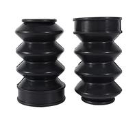 Bamjour Cubiertas de Horquilla, 39 Mm 3 Pliegues Botas de Caucho Boots Motorcycle Gaiters para FX XL 883