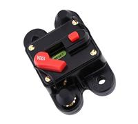Bamjour Disyuntor de 12 V CC - Fusible Reiniciable de 300 A para Automóviles, Vehículos Marinos y Bicicletas - Alta Conductividad y Protección contra Sobrecorriente (100A)
