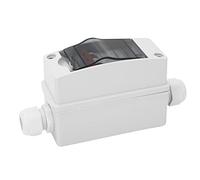 Bamjour Interruptor de Circuito DC, Interruptor de Aislador en Miniatura 2P 50A 1000V con Disyuntor de Solar de Cinta Eléctrica para un Inteligente de 6 a 8.7 Mm de 7 a 5 Cables AWG