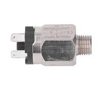 Bamjour Interruptor de Presión Neumático Tipo Diafragma Ajustable - Control de Presión de Caucho de Acero Inoxidable para Bomba - Rosca de 1/4 pulg., Duradero y Fácil de Instalar