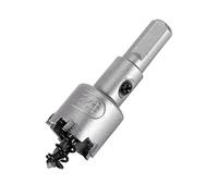 Bamjour Juego de Sierras Perforadoras con Punta de Carburo TCT de 13 Piezas para Acero Inoxidable y Metales - Duradera, Eficiente y Fácil Eliminación de Virutas - Tamaños de 16 a 22 Mm para Uso con