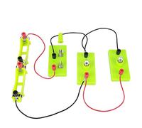 Bamjour Juguete Educativo de Circuito Paralelo de la Serie DIY para Niños | Herramienta Interactiva de Aprendizaje de Física Mayores de 4 Años | ¡Diversión con Pilas! (Equipos de