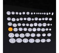 Bamjour Kits de Gusano de Correa de Polea de Engranajes de Plástico, Juego de Engranajes de Motor de 75 Tipos para Robótica, Ingeniería de Modelos y Construcción de Juguetes (64 Tipos de Kit de
