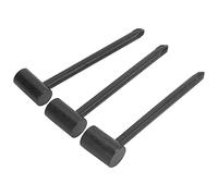 Bamjour Llave de Varilla de Armadura, 3 Piezas de Varilla de Guitarra, de Armadura de Hierro de 7 Mm / 8 Mm / 6,35, Juego Allen de Guitarra, Herramienta de Ajuste de Instrumentos Universal (Negro