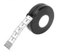Bamjour Medir Cinta Retráctil Suave, Cinta Métrica Regla de Medición de Tela Corporal de 150 Cm Retráctil Suave Regla de Medición de Tela Corporal a Medida (WHITE)