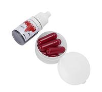 Bamjour [Novedad de 2024] Cápsula Falsa, Accesorios de Maquillaje para Halloween, Efecto de Herida, Combinación Segura, Disfraz de Fiesta, Efectos Especiales