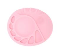 Bamjour Paleta de Maquillaje de Silicona, Bandeja de Mezcla Portátil Suave para Decoración de Uñas para Pigmentos Cosméticos de Sombra de Ojos, con Textura No Porosa para Maquilla