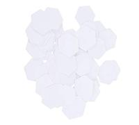 Bamjour Plantilla de Trabajo de Parche Hexagonal de 100 piezas: Herramienta de Costura Artesanal para Acolchar y Coser, Tamaño Estándar para sin Esfuerzo (hexagonal de 22 mm)