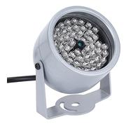 Bamjour Reflector de Infrarrojos, Luz Infrarroja de Visión Nocturna de 12 V, Luz de Relleno de Monitoreo de 48 LED a Prueba de Lluvia, Iluminador de Infrarrojos de Infrarroja IR con Luces IR de