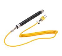 Bamjour Sonda de Termopar de Superficie portátil: Medición Precisa, Respuesta Rápida, Compatible con Medidores Tipo K, Diseño Liviano, Ideal para Diversas Industrias