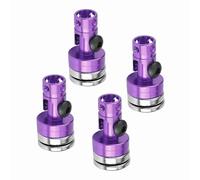 Bamjour Soporte de Poste de Cuerpo Magnético de Aluminio de 4 Piezas para Coche SCX10 4WD 1:10 RC: Duradero, Fácil de Instalar, (Purple)