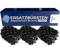 Bamodi Ersatzbürsten - Value Pack mit 3 Ersatzbürstenköpfen - 12mm Gewinde