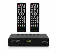 Bamof Leyf 2211 DVB-T2 - Receptor y Cable de televisión Digital H.265 HEVC FTA Full HD TV (DVB-C / C2, DVB-T/T2) + Cable HD, 2 mandos a Distancia