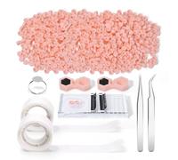 BAMTTOO 200PCS Diamond Lash Glue Cup Glue Rings Lash Extension Ring Cups for Eyelash Extension Supplies Eyebrow Tattoo False Lash Glue Holder Crystal Eyelash Pallet (200pcs Pink Diamond Cups Set)