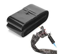 BAMTTOO Disposable Tattoo Clip Cord Bags 100pcs Black Plastic Tattoo Machine Sleeves Covers Hook Line Protection Bag Tattoo Supplies