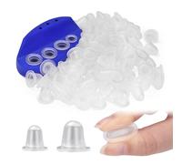 BAMTTOO Tattoo Ink Caps 200pcs Disposable Tattoo Ink Cups Silicone Pigment Ink Caps for Tattooing Pigment Cups for Microblading Tattoo Supply