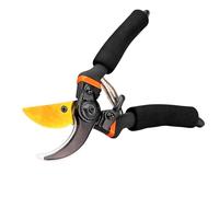 Bamworld Tijeras de podar tipo bypass de acero SK5, 24 mm de diámetro de corte, herramienta de jardín ergonómica para manos, ideal para ramas, arbustos y flores.