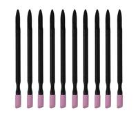 Bamyli 10 unidades quitacutículas de doble cabezal, lima de uñas empujador de cutículas, lápices de manicura, juego de cuidado de uñas de cuarzo, recortador de cutículas, para limpieza y cuidado del