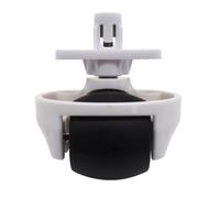 Bamyli Rueda delantera para barredora, rueda universal silenciosa, rueda de repuesto silenciosa para Roborock S6/S7 Series S65/S55 Max/S65 Pure/S45 Max/S70/S75 G20/S8 pro Ultra Series, color blanco