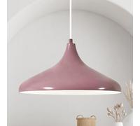 bamyum Champion Lampara Colgante 35 cm, Lámpara de Cocina, Lámpara Techo Colgante Vintage, Lámpara de Techo con Pantallas y Lámpara de Isla de Cocina de Metal de Lámparas de Techo, Lila