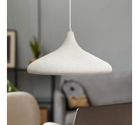 bamyum Champion Texturizado Lámpara de Cocina, Lámpara Techo Colgante Vintage, Lámpara de Techo con Pantallas de 35 cm y Lámpara de Isla de Cocina de Metal de Lámparas de Techo Blanco