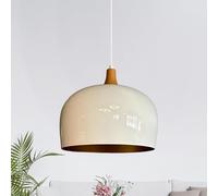 bamyum Kreis - Lámpara de techo (30 cm, lámpara para dormitorio, sala de estar, pasillo), color blanco