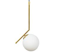 bamyum Lámpara Colgante de Cristal Dorado I Newrey I Lámpara Colgante Moderna, Lámpara de Araña de Metal, Lámpara de Cocina Para Sala de Estar, Dormitorio, Comedor