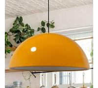 bamyum Lámpara de Techo Salón Ø 50 cm | Lipeo | Lámpara de Techo Dormitorio Metal E27 Colgante Comedor Mesa Retro Lámpara Deco Salón Comedor Vintage Lámpara Colgante Grande - Amarillo