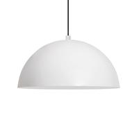 bamyum Lipeo - Lámpara de techo vintage, lámpara industrial de 26 cm de diámetro, lámpara de techo vintage, lámpara de techo industrial blanca