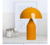bamyum Lipeo Lámpara Retro Amarillo, E27 Lámpara Sobremesa Lámpara de Mesa Industrial Moderna Lámparas de Mesa de Metal Para Dormitorio Lámpara de Noche Decoración de Setas Para El Hogar…