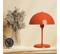 bamyum Lipeo Lámpara Retro Naranja, E27 Lámpara Sobremesa Lámpara de Mesa Industrial Moderna Lámparas de Mesa de Metal Para Dormitorio Lámpara de Noche Decoración de Setas Para El Hogar…