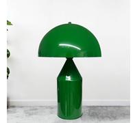 bamyum Lipeo Lámpara Retro Verde, E27 Lámpara con Cable, Lámpara de Mesa Industrial Moderna Lámparas de Mesa de Metal Para Dormitorio Lámpara de Noche Decoración de Setas Para El Hogar